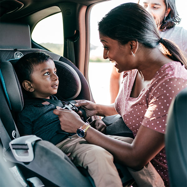 Child in car seat