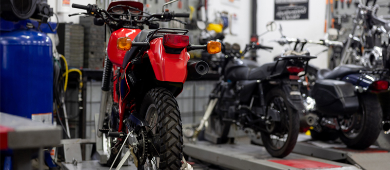 Motorcycle repair shop
